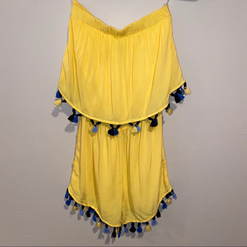 J For Justify Strapless Romper Size Small